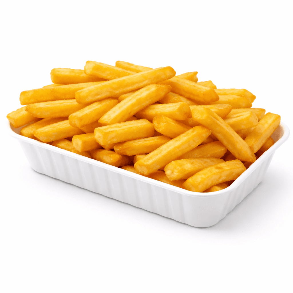 Frites zonder saus