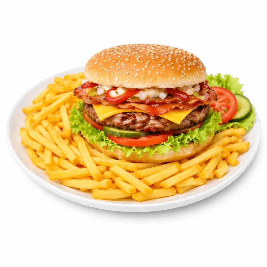 Hamburger speciaal menu