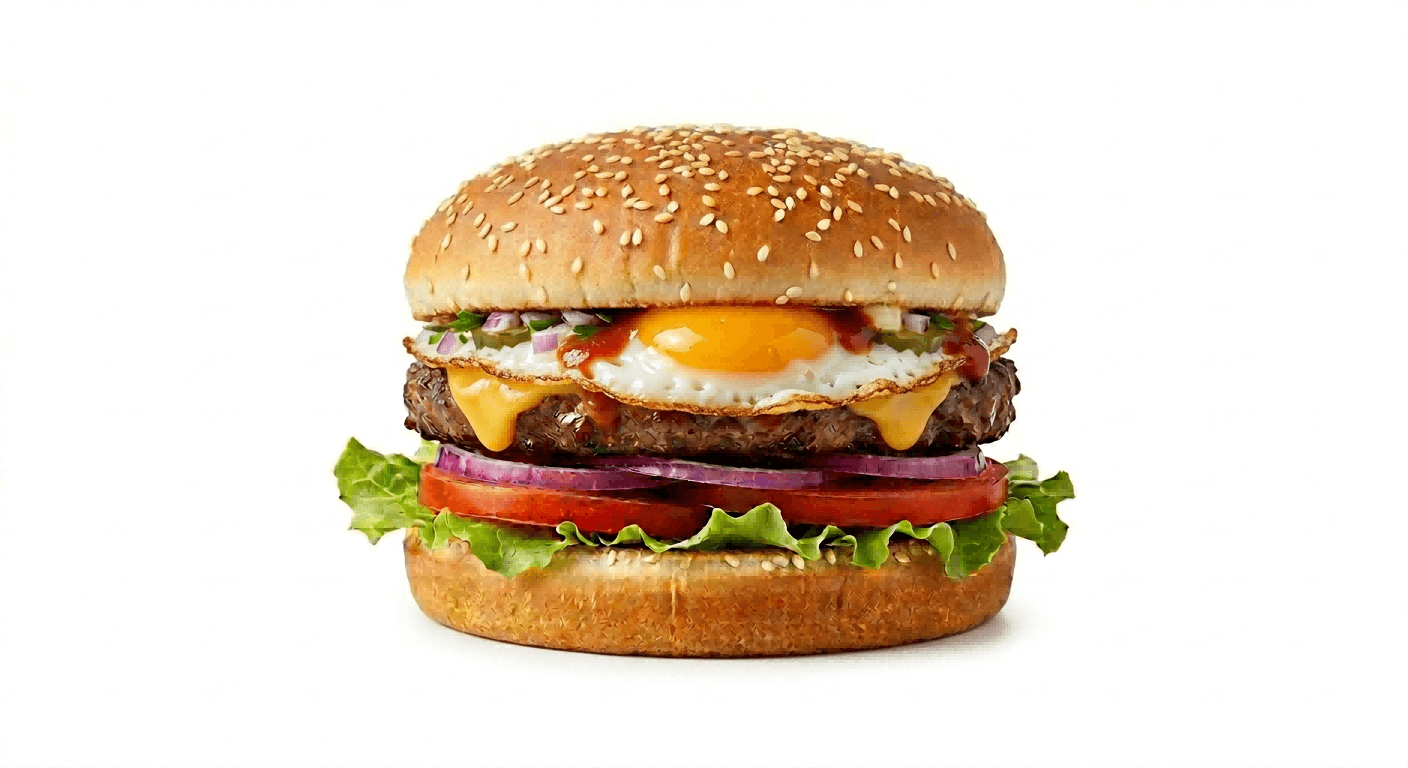 Hamburger met ei